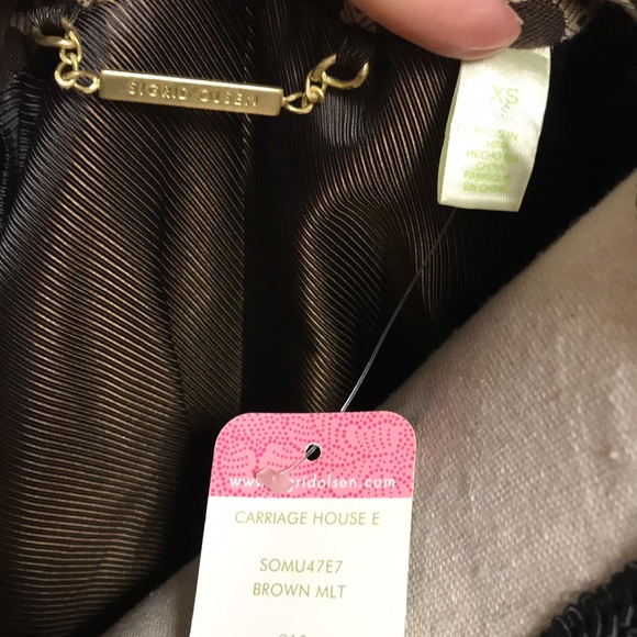 Sigrid Olsen NWT coat, sz XS. Adorable. - Picture 4 of 5